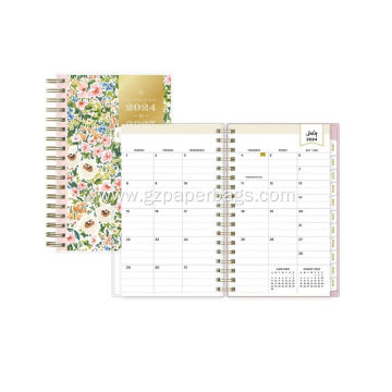 2024 Customizable Wirebound Weekly Diary Planner